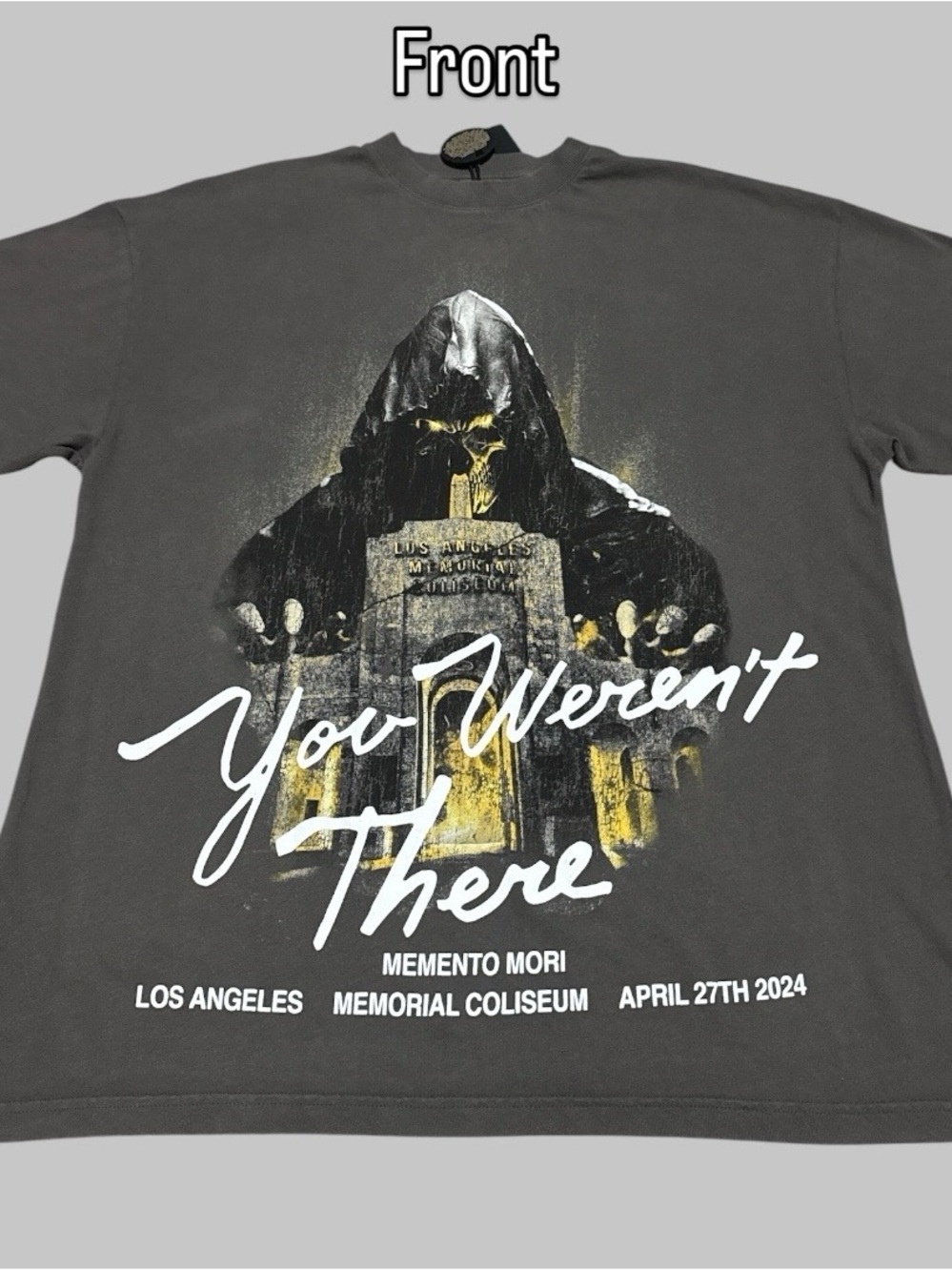 Darc Sport 'You Weren't There' Premium Oversized Vintage Wash Tee #1747 of 2000